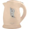 Adler | Kettle | AD 08 b | Standard | 850 W | 1 L | Plastic | 360° rotational base | Beige