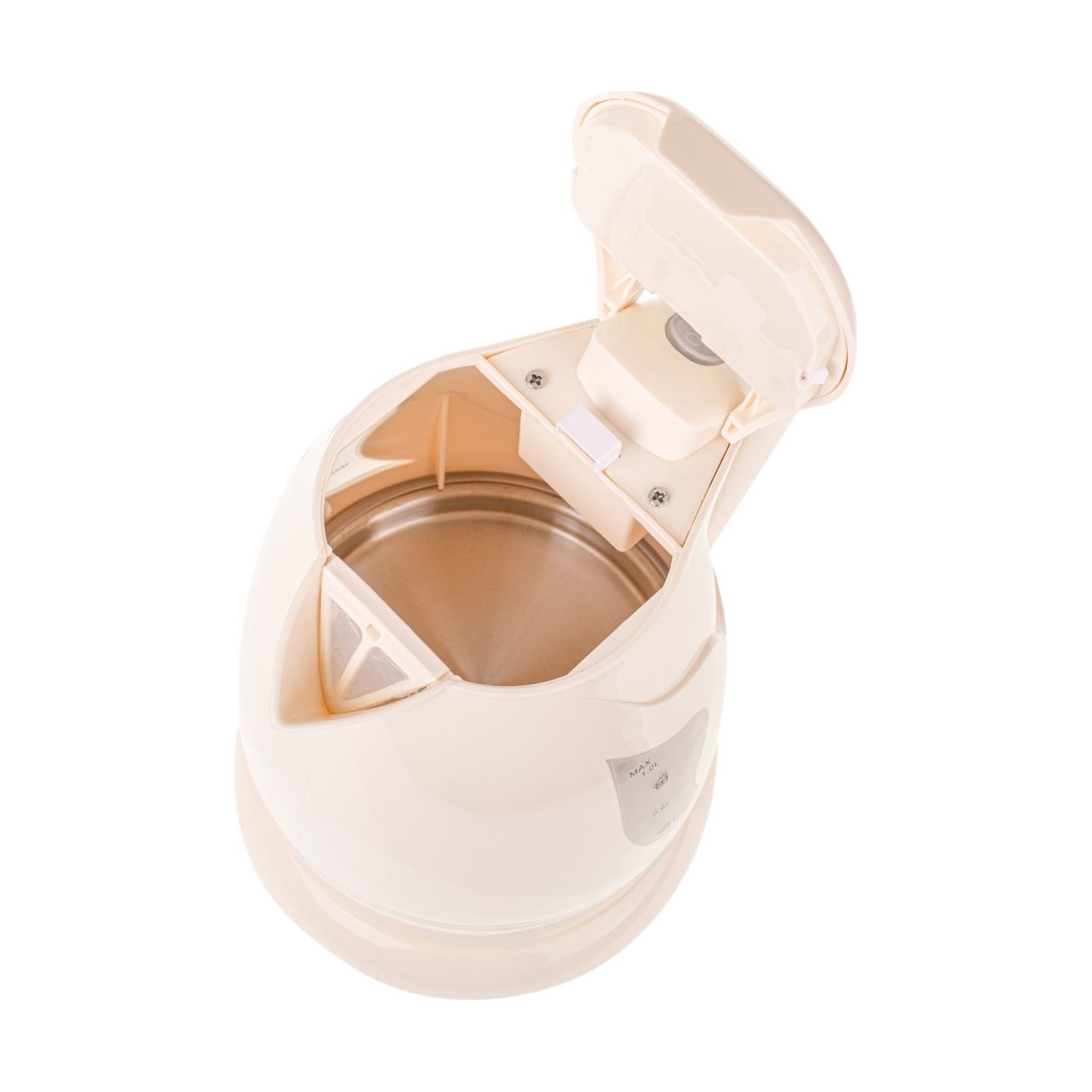 Adler | Kettle | AD 08 b | Standard | 850 W | 1 L | Plastic | 360° rotational base | Beige