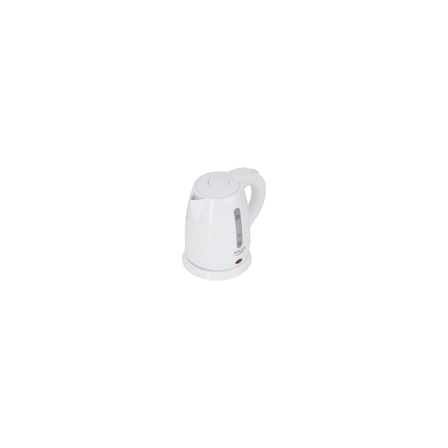 Adler | Kettle | AD 1272 | Electric | 1600 W | 1 L | Stainless steel/Polypropylene | 360° rotational base | White