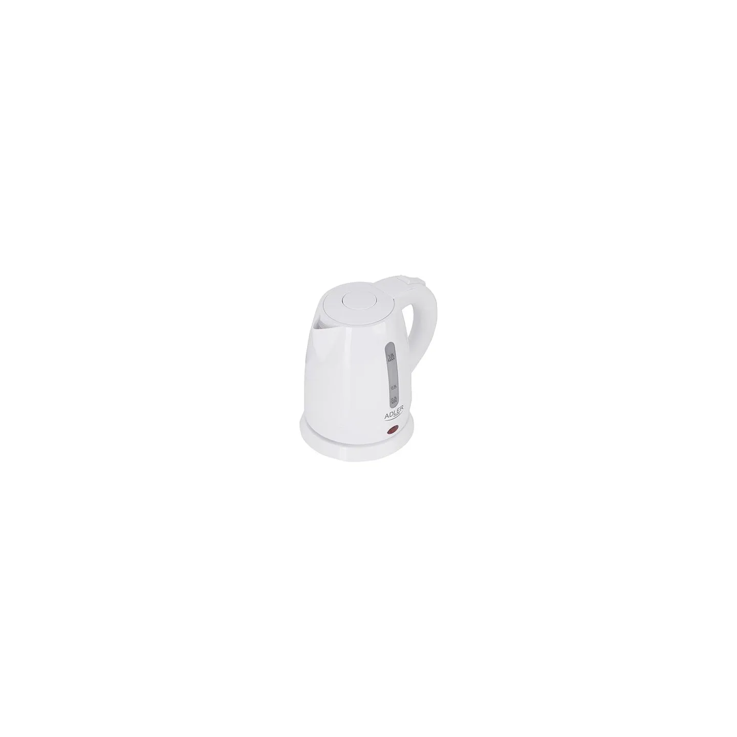 Adler | Kettle | AD 1272 | Electric | 1600 W | 1 L | Stainless steel/Polypropylene | 360° rotational base | White