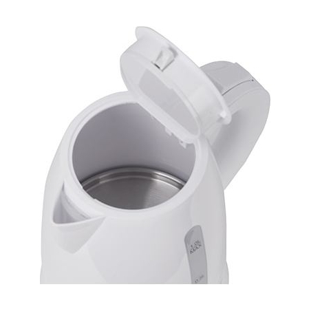 Adler | Kettle | AD 1272 | Electric | 1600 W | 1 L | Stainless steel/Polypropylene | 360° rotational base | White