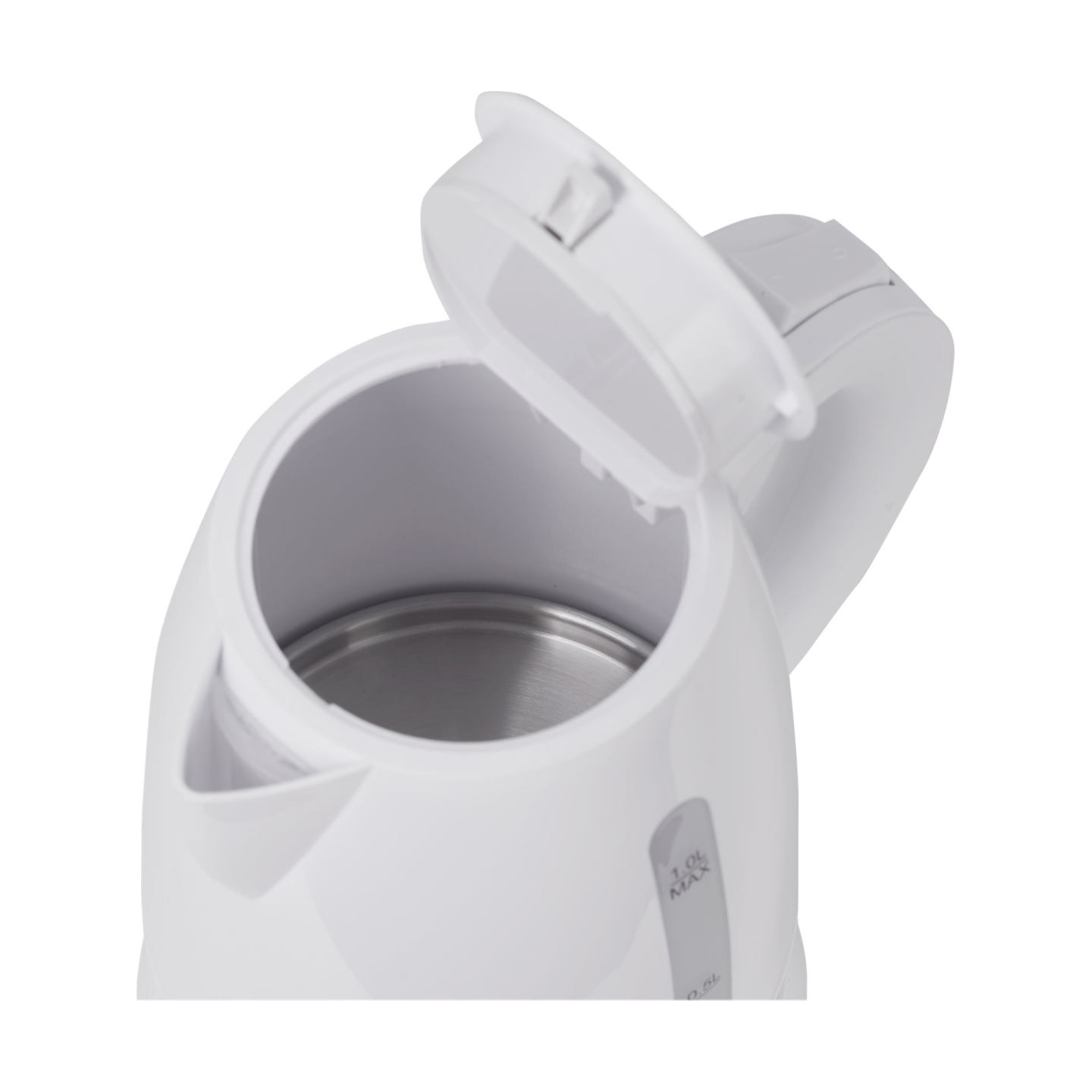 Adler | Kettle | AD 1272 | Electric | 1600 W | 1 L | Stainless steel/Polypropylene | 360° rotational base | White