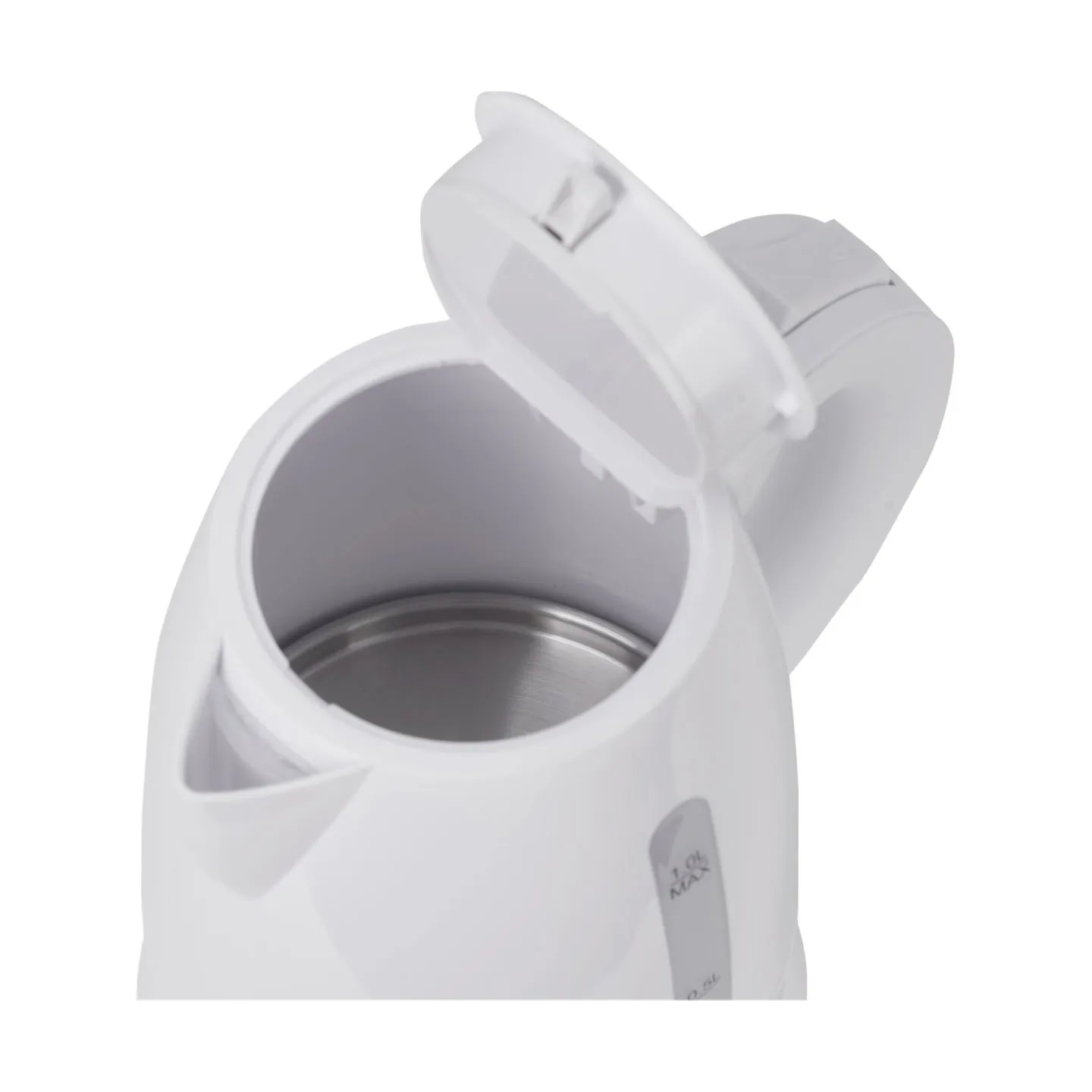 Adler | Kettle | AD 1272 | Electric | 1600 W | 1 L | Stainless steel/Polypropylene | 360° rotational base | White