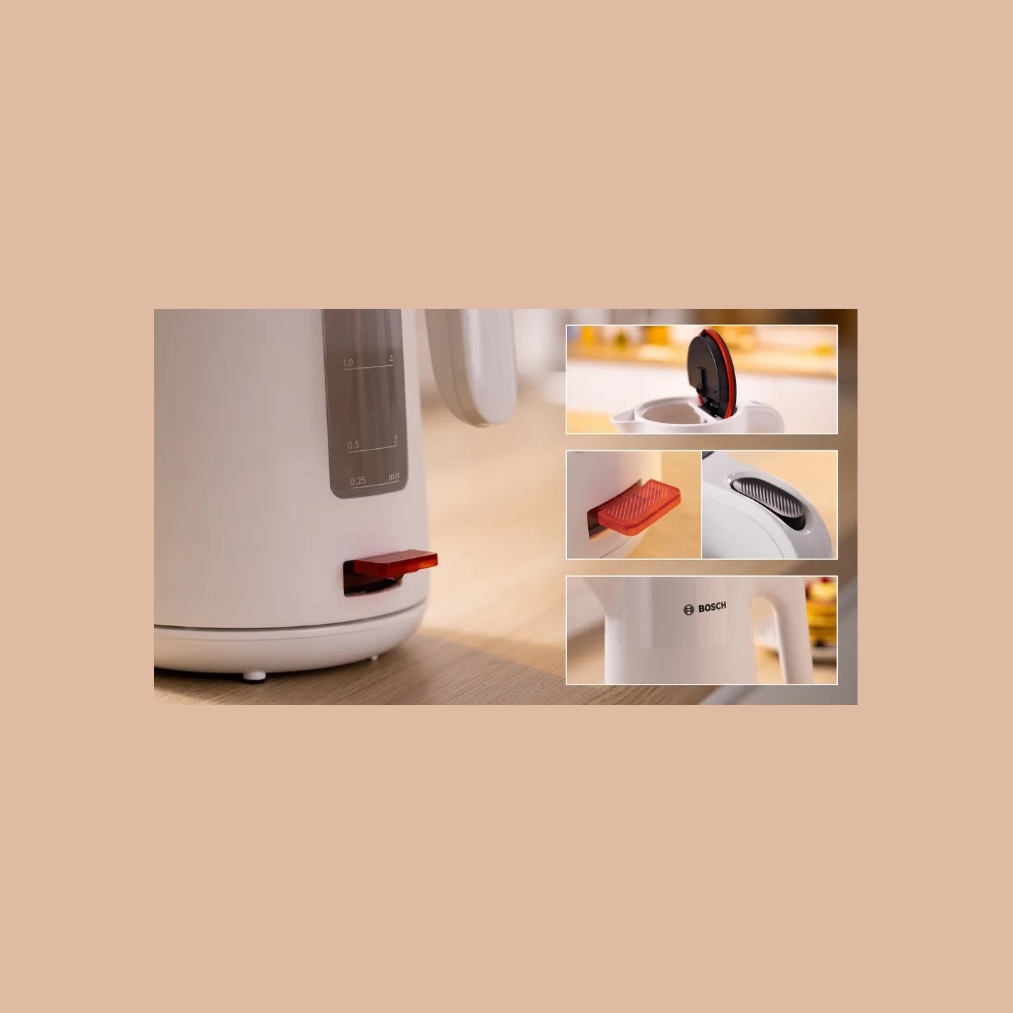 Bosch Kettle | TWK2M161 MyMoment | Electric | 2400 W | 1.7 L | Plastic | 360° rotational base | White