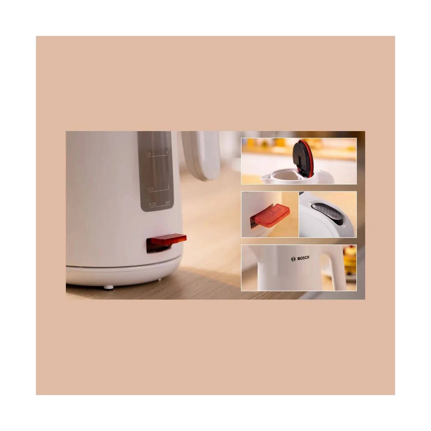 Bosch Kettle | TWK2M161 MyMoment | Electric | 2400 W | 1.7 L | Plastic | 360° rotational base | White