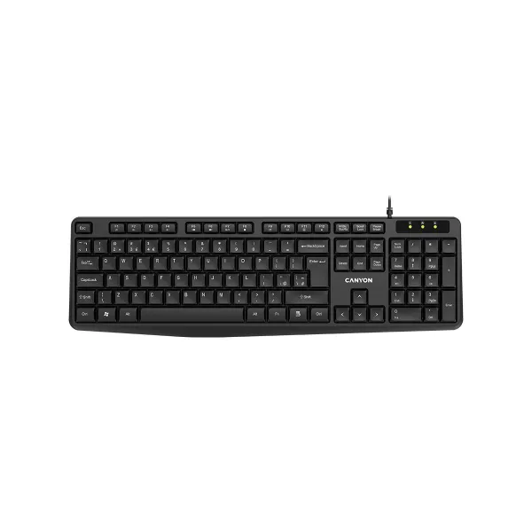 Canyon keyboard KB-1 UK Wired Black