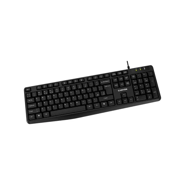 Canyon keyboard KB-1 UK Wired Black