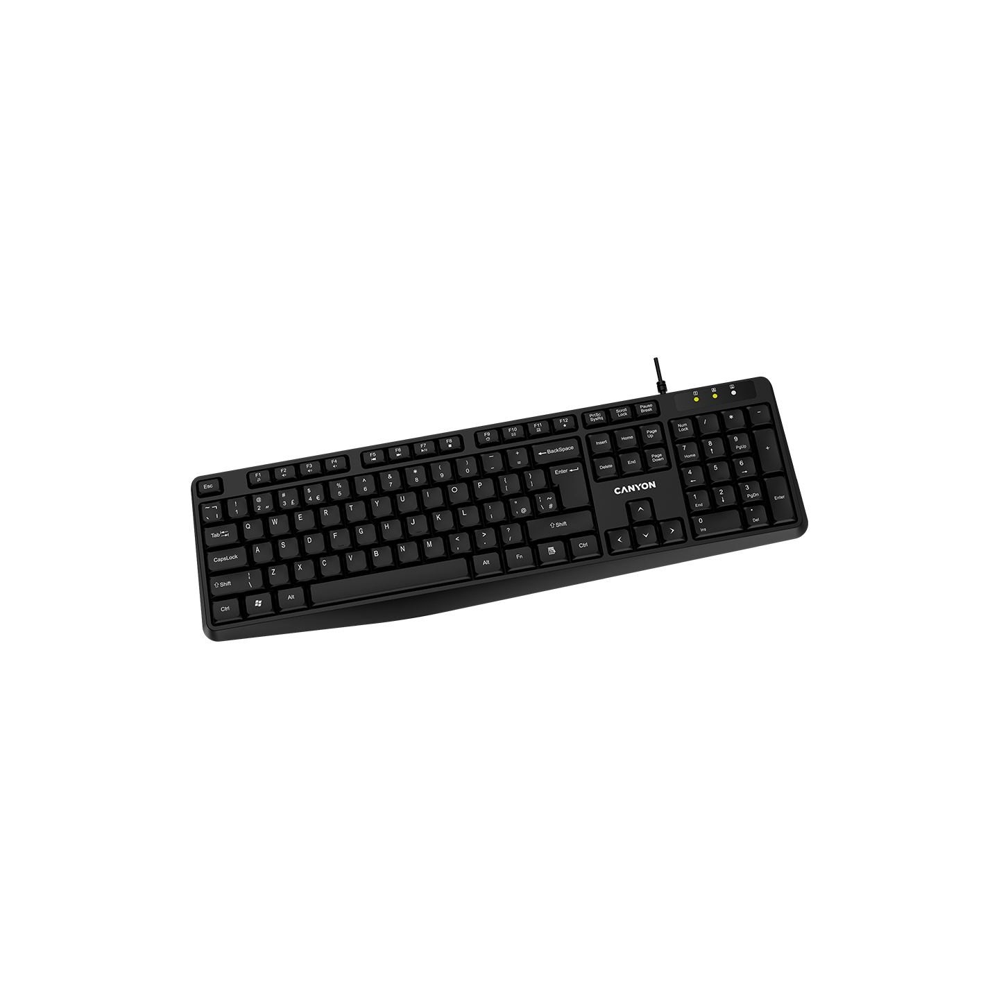 Canyon keyboard KB-1 UK Wired Black