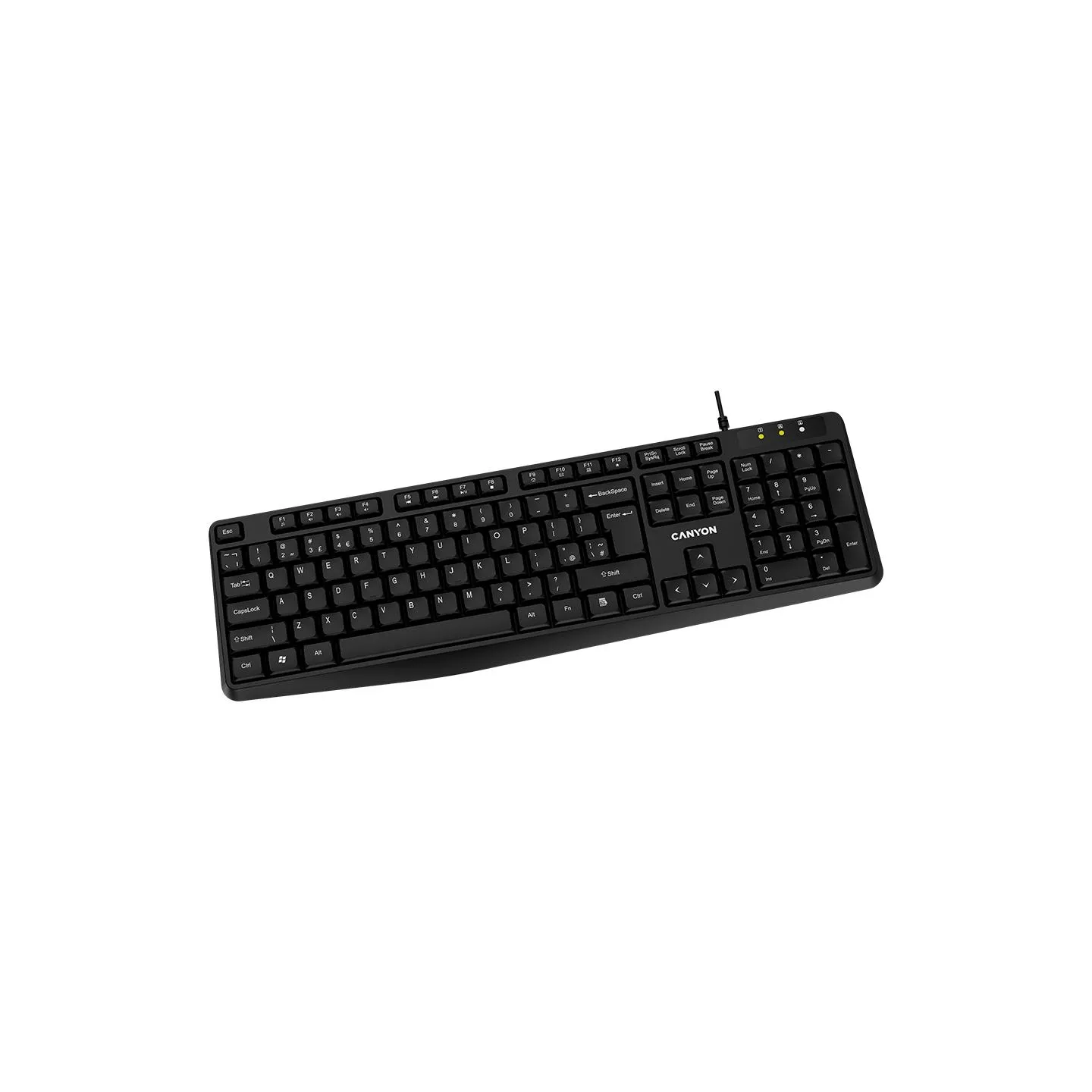 Canyon keyboard KB-1 UK Wired Black
