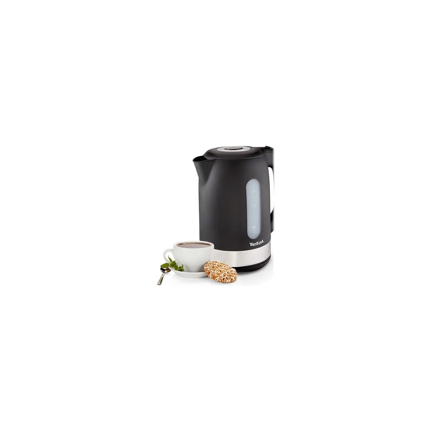 Tefal | Kettle | KO330830 | Electric | 2400 W | 1.7 L | Plastic | 360° rotational base | Black