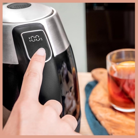 Cecotec Kettle | Thermosense 400 VisionLight | Electric | 2200 W | 1.7 L | Stainless steel | 360° rotational base | Black/Stainl