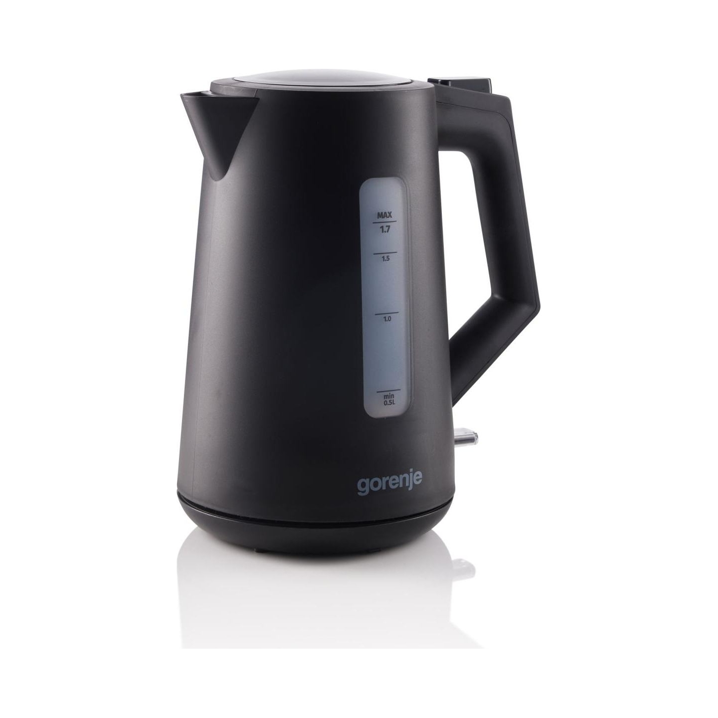 Gorenje K17OPB | Kettle | Electric | 2200 W | 1.7 L | Plastic | 360° rotational base | Black