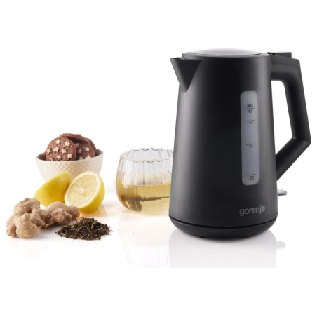 Gorenje K17OPB | Kettle | Electric | 2200 W | 1.7 L | Plastic | 360° rotational base | Black