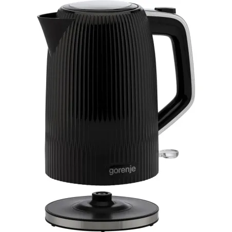 Gorenje K17DPB | Kettle | Electric | 1.7 L | 2200 W | Plastic/Stainless steel | 360° rotational base | Black