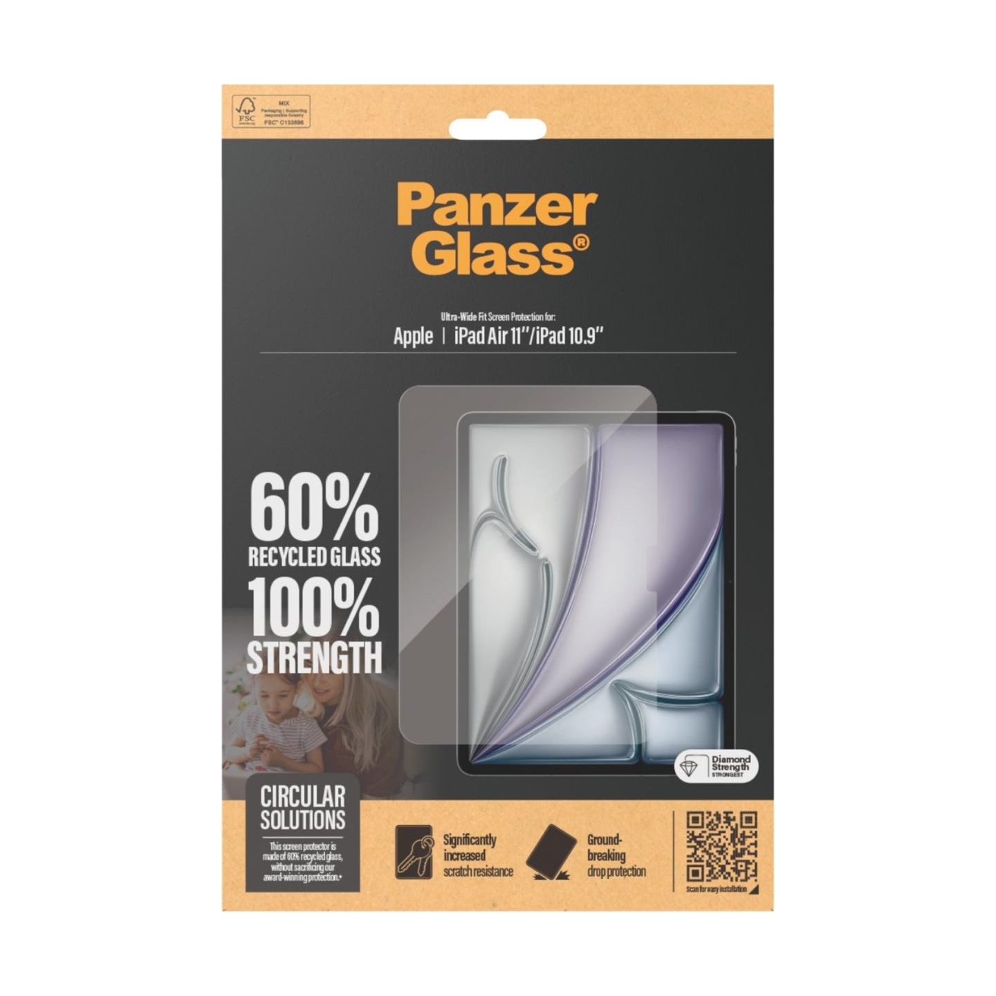 Panzerglass Ultra-Wide Fit | 2833 | 11 " | Screen protector | Transparent