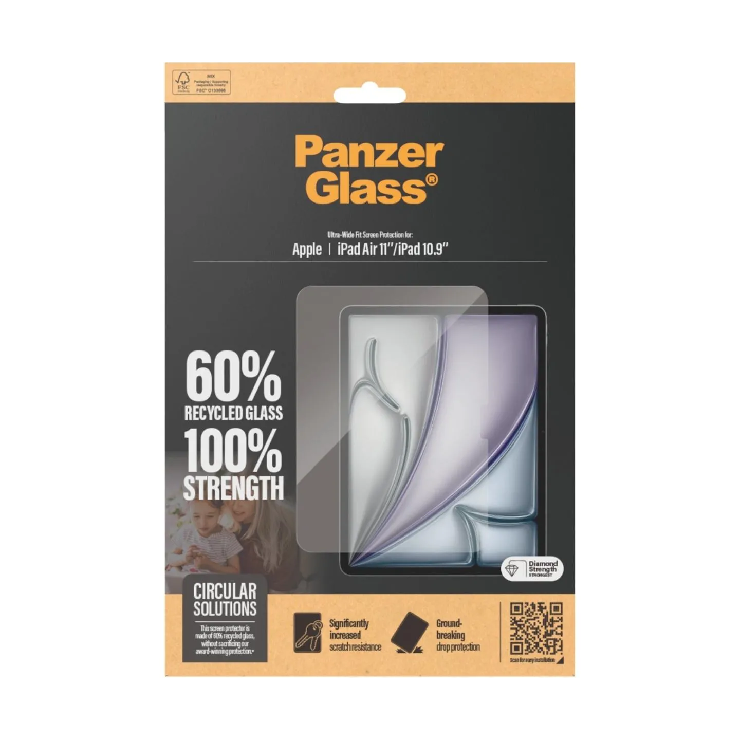 Panzerglass Ultra-Wide Fit | 2833 | 11 " | Screen protector | Transparent