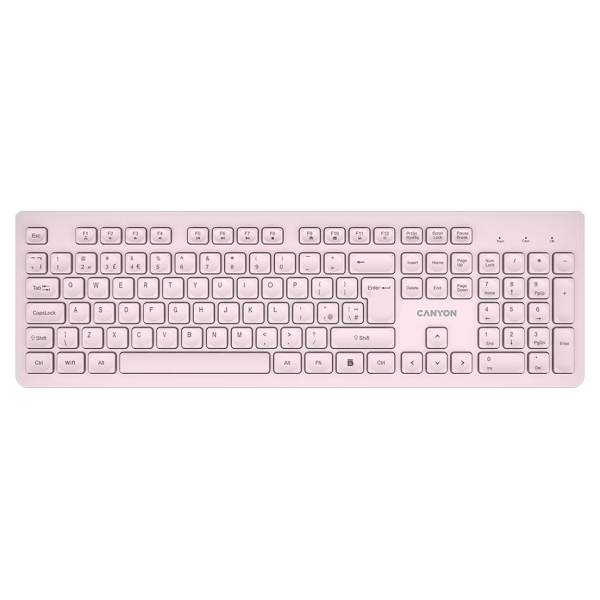 Canyon keyboard HKB-W01 UK/US AAA Wireless Beige