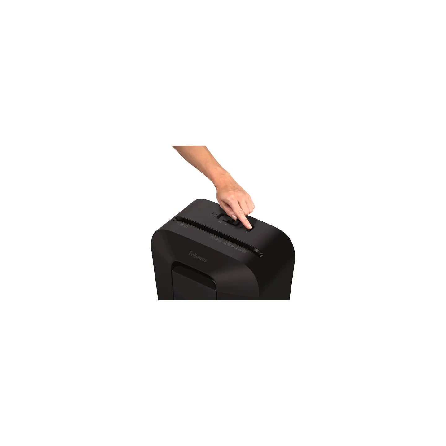 Fellowes Cross-Cut | LX45 | Black | Paper shredding | Credit cards shredding | Traditional