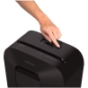 Fellowes Cross-Cut | LX45 | Black | Paper shredding | Credit cards shredding | Traditional