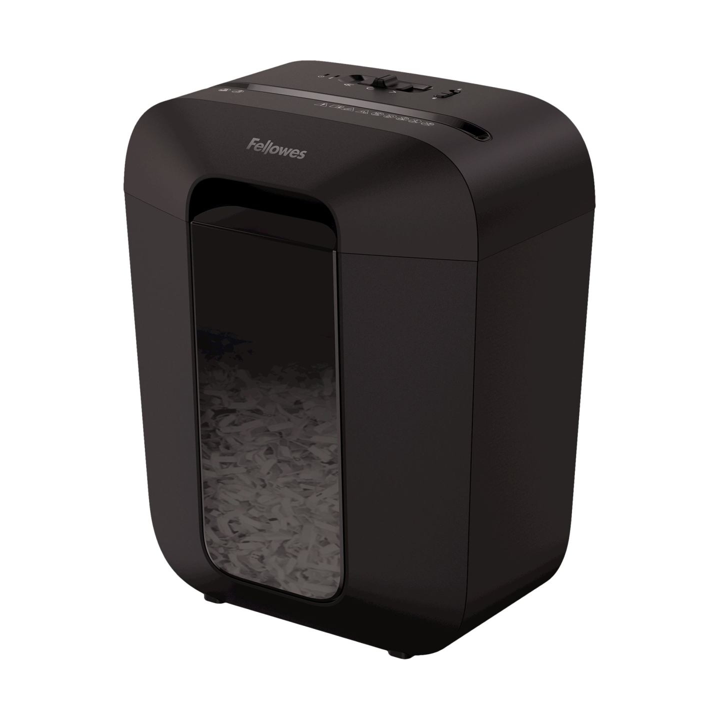 Fellowes Cross-Cut | LX45 | Black | Paper shredding | Credit cards shredding | Traditional