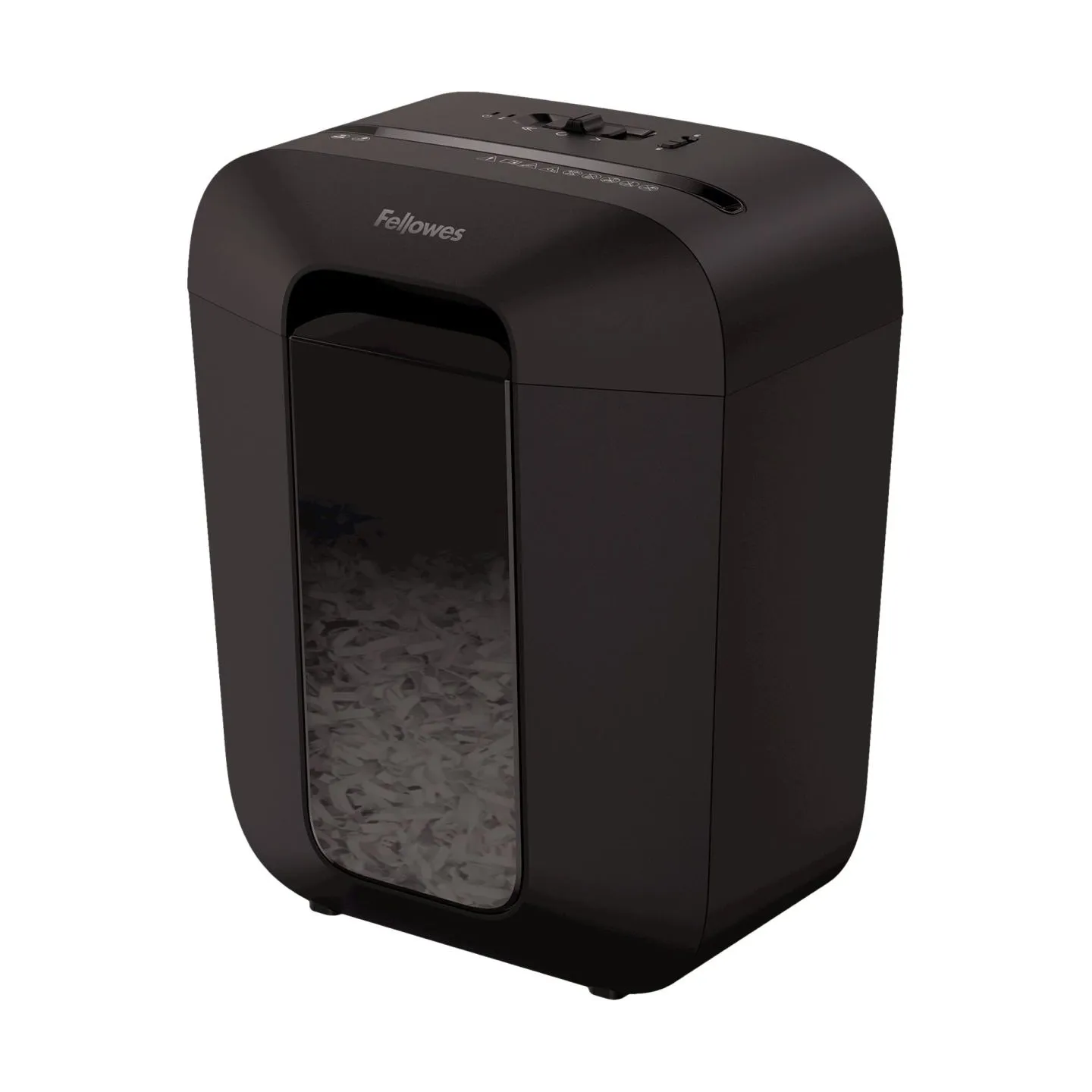 Fellowes Cross-Cut | LX45 | Black | Paper shredding | Credit cards shredding | Traditional