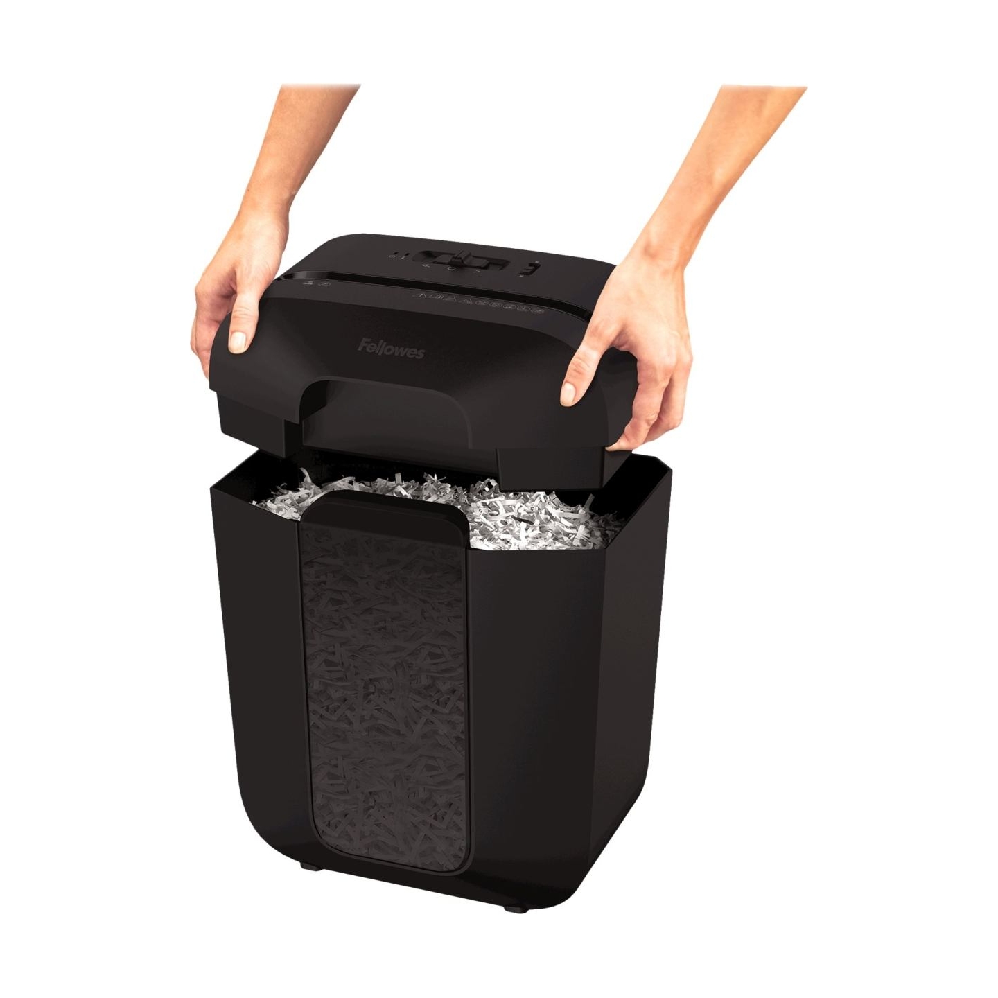 Fellowes Cross-Cut | LX45 | Black | Paper shredding | Credit cards shredding | Traditional