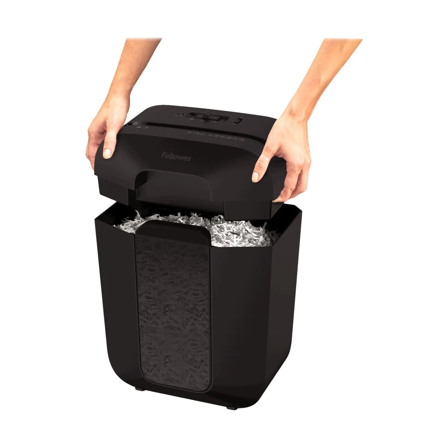 Fellowes Cross-Cut | LX45 | Black | Paper shredding | Credit cards shredding | Traditional
