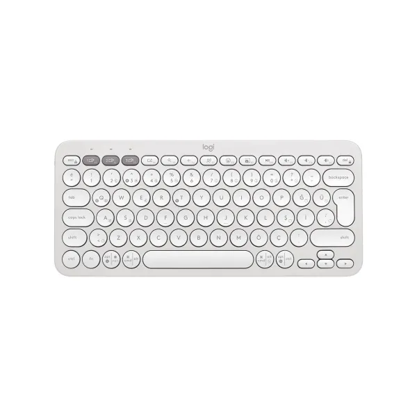 Logitech K380S Bluetooth Keyboard - TONAL WHITE - NORDIC