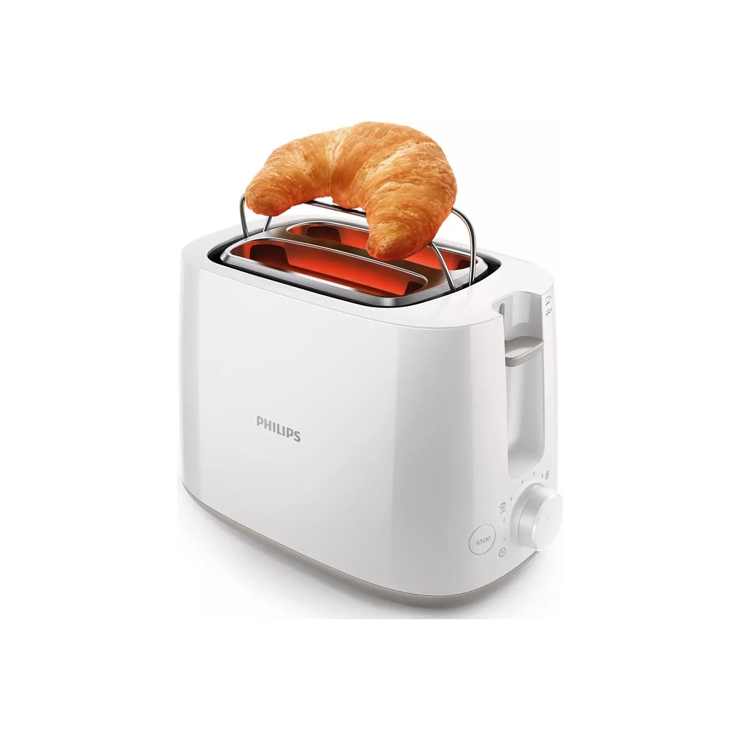 Philips Daily Collection Toaster HD2581/00 White / HD2581/00