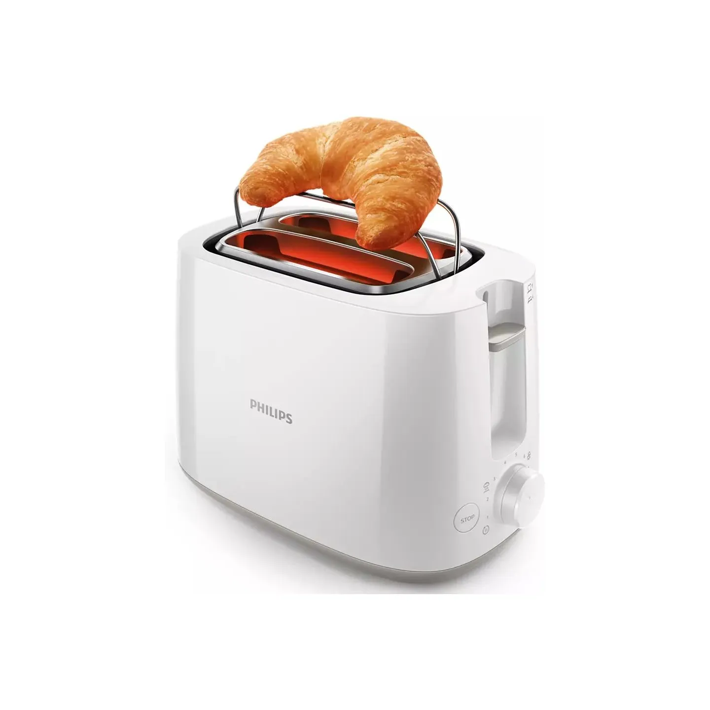 Philips Daily Collection Toaster HD2581/00 White / HD2581/00