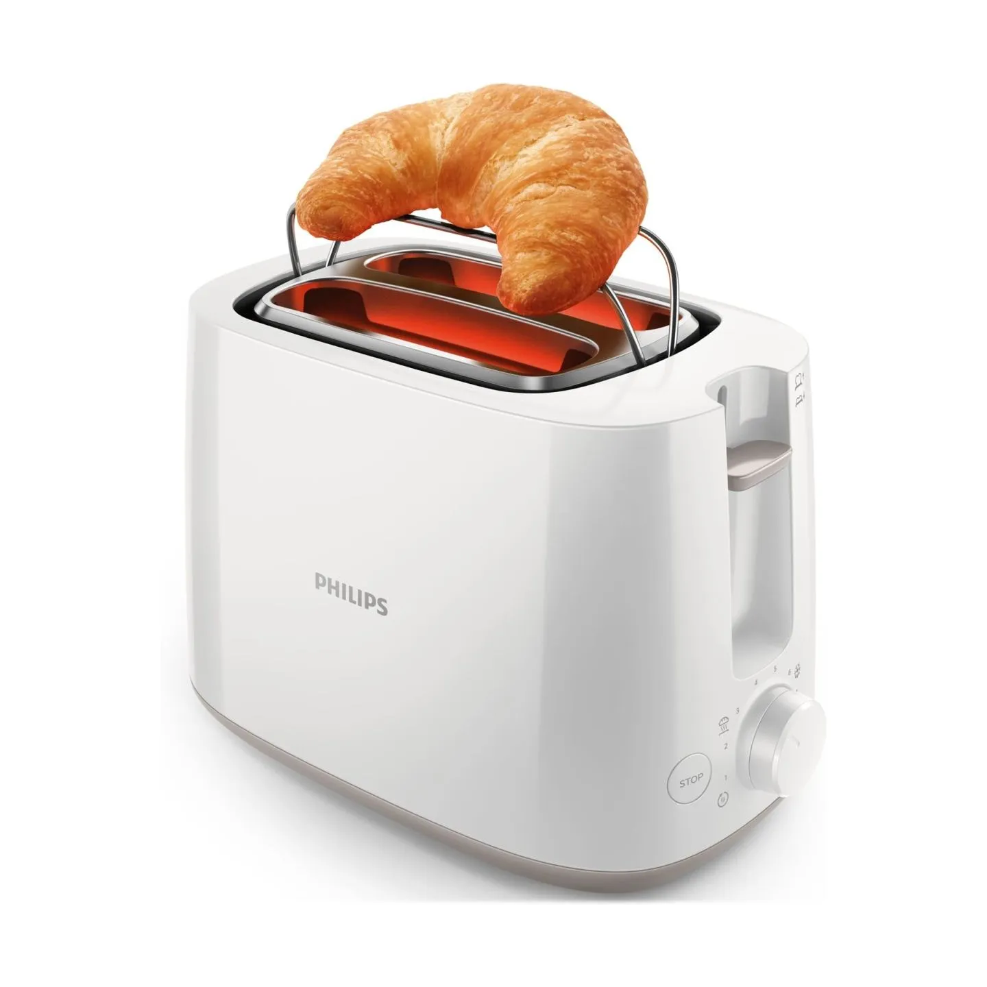 Philips Daily Collection Toaster HD2581/00 White / HD2581/00