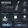 Tp-Link BE6500 Tri-Band Wi-Fi 7 Mini Wireless USB Adapter | Archer TBE400U | 2.4 GHz, 5 GHz, 6 GHz | 802.11ax | MU-MiMO No | no 