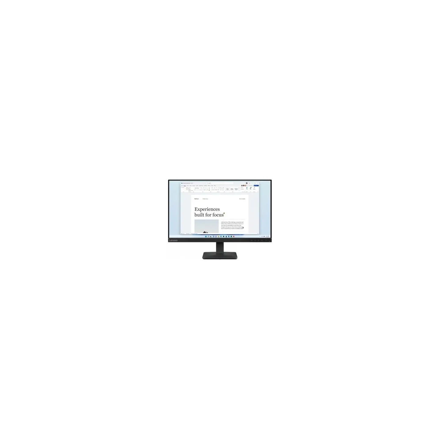 Lenovo L24-4E 23.8" WLED (1920X1080) IPS/250NITS/100HZ/4MS/99% SRGB/HDMI 1.4/VGA (3YEAR WARRANTY)