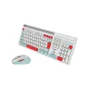 Canyon HSET-W5 EN Keyboard+Mouse AAA+AA Wireless White