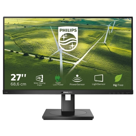 Philips | 272B1G/00 | 27 " | IPS | 16:9 | 75 Hz | 4 ms | 1920 x 1080 pixels | 250 cd/m² | HDMI ports quantity 1 | Black