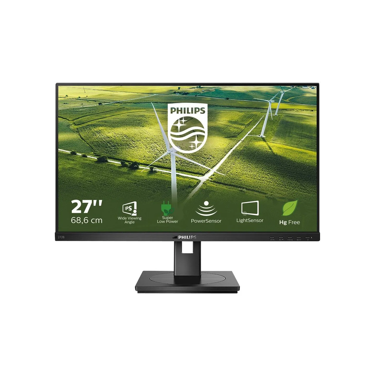 Philips | 272B1G/00 | 27 " | IPS | 16:9 | 75 Hz | 4 ms | 1920 x 1080 pixels | 250 cd/m² | HDMI ports quantity 1 | Black