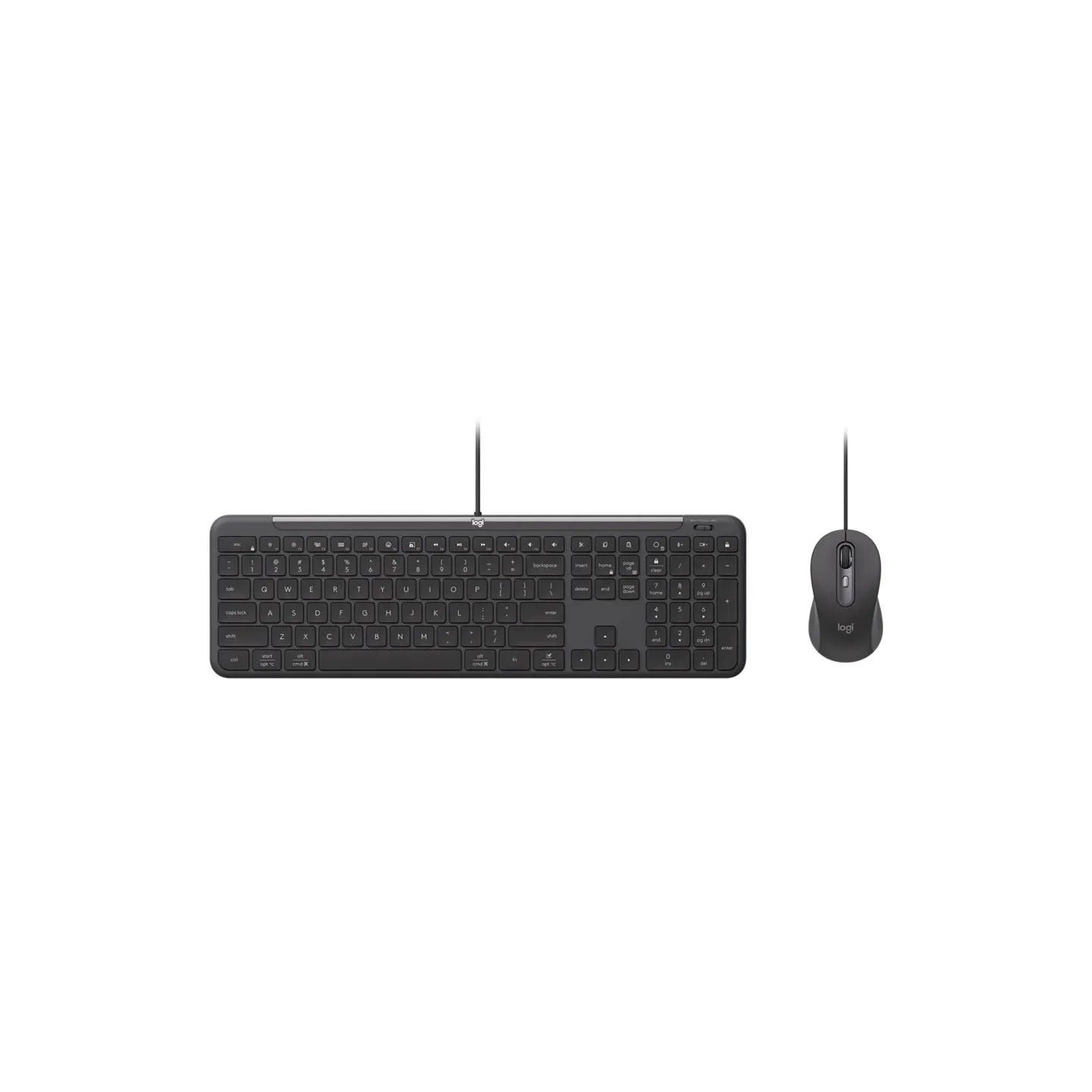Logitech WIRED COMBO MK620 FOR BUSINESS - GRAPHITE - PAN - USB - NORDIC-613 - USB-C MK620B