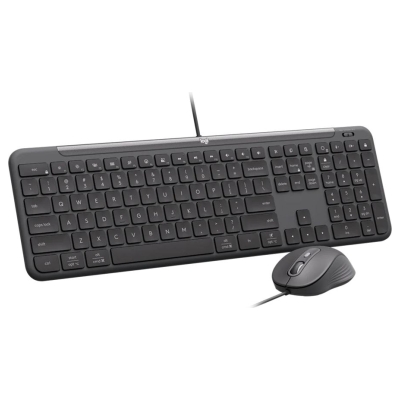 Logitech WIRED COMBO MK620 FOR BUSINESS - GRAPHITE - PAN - USB - NORDIC-613 - USB-C MK620B