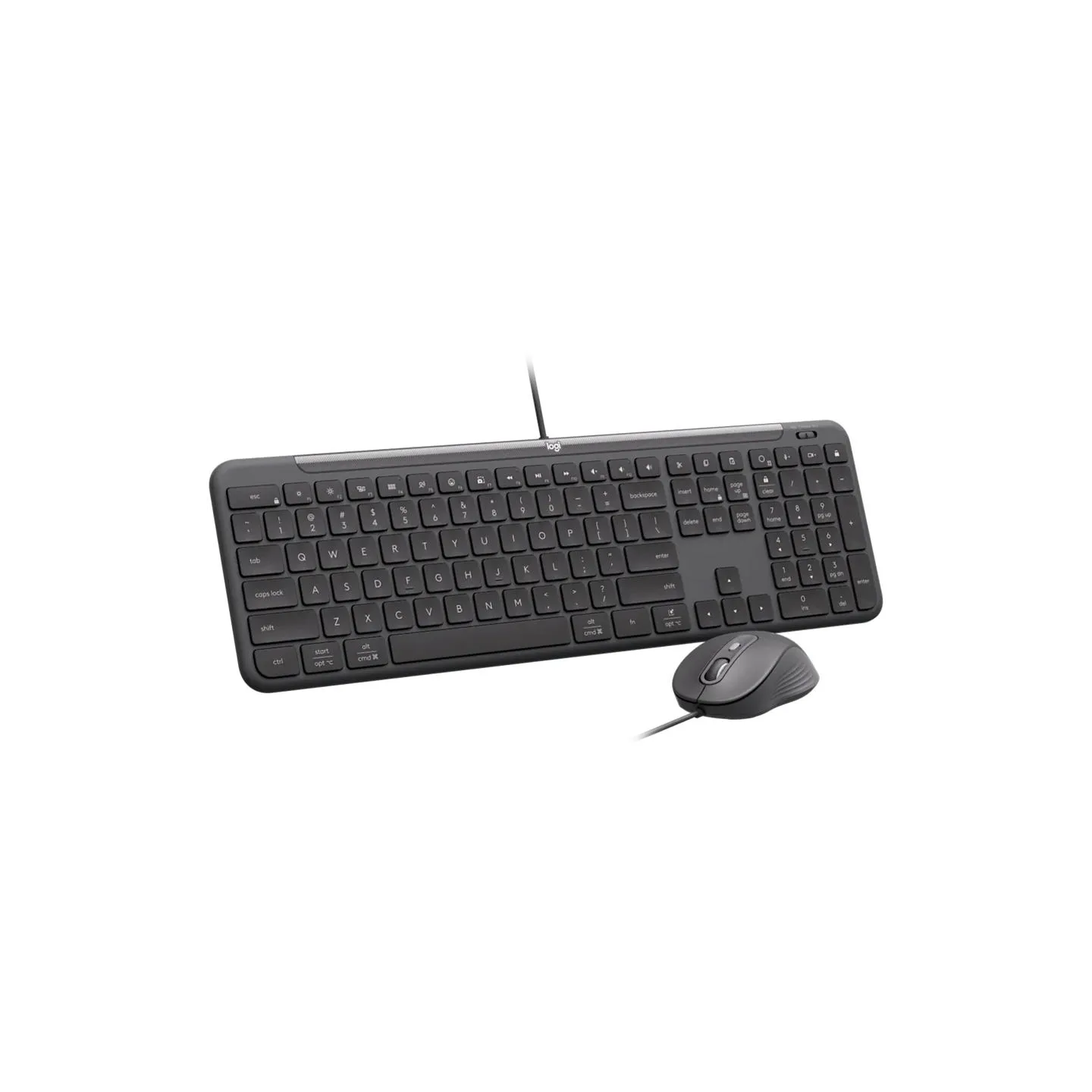 Logitech WIRED COMBO MK620 FOR BUSINESS - GRAPHITE - PAN - USB - NORDIC-613 - USB-C MK620B