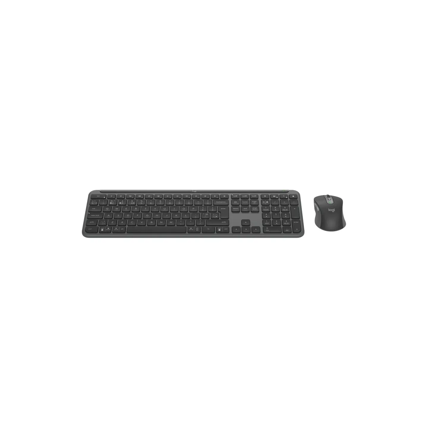 Logitech Signature Slim Wireless Keyboard and Mouse Combo MK950 - GRAPHITE - PAN - 2.4GHZ/BT - NORDIC-613