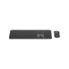 Logitech Signature Slim Wireless Keyboard and Mouse Combo MK950 - GRAPHITE - PAN - 2.4GHZ/BT - NORDIC-613