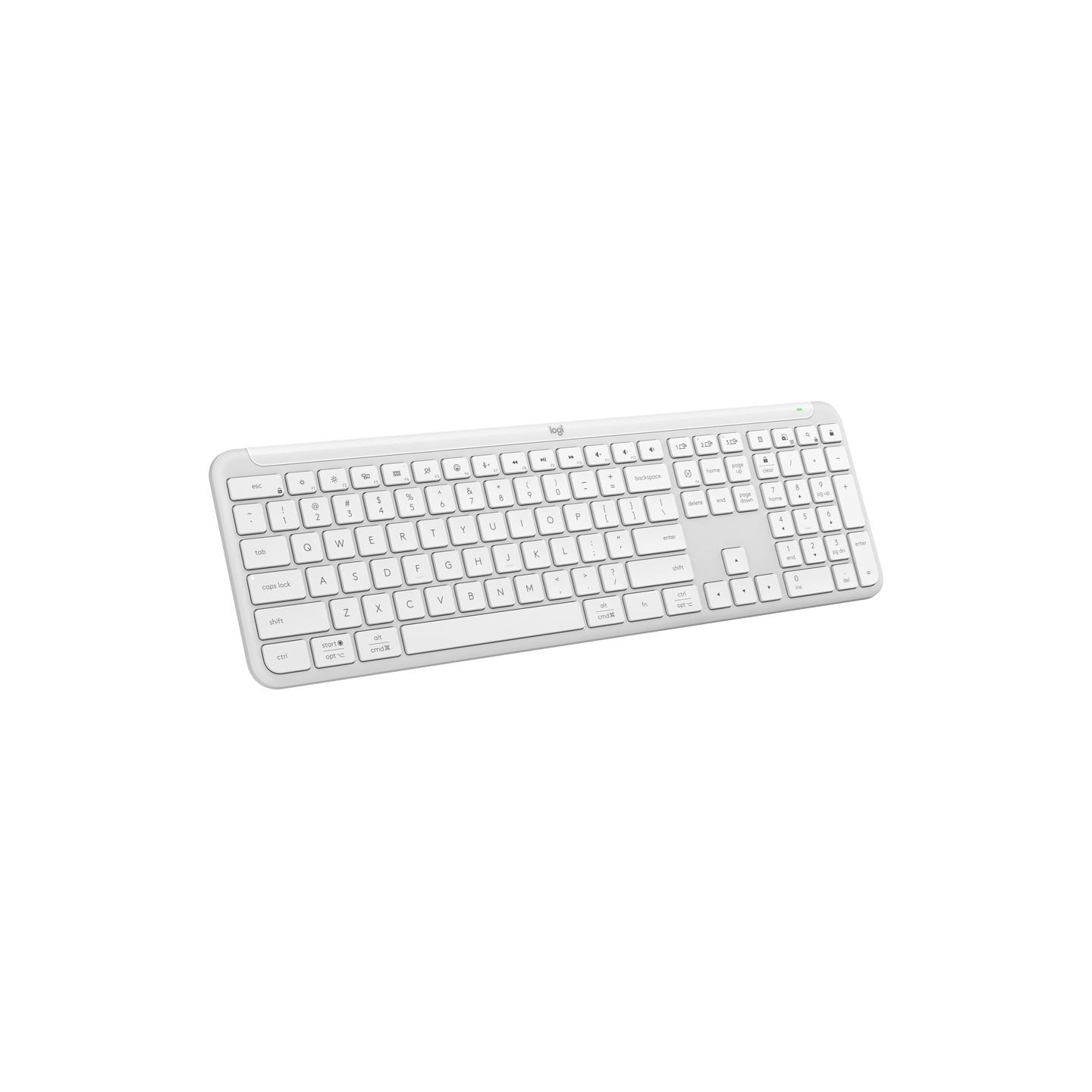 Logitech SIGNATURE SLIM WIRELESS KEYBOARD K950 - OFF WHITE - US INT'L - 2.4GHZ/BT - INTNL-973