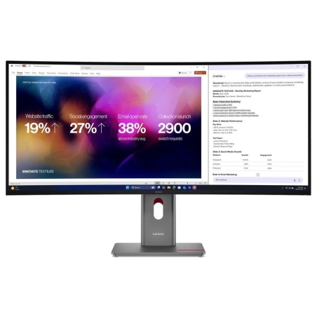 Lenovo 39.7" P40WD-40 CURVED WUHD 21:9 IPS HDMI/DP/TB4(140W)/RJ45