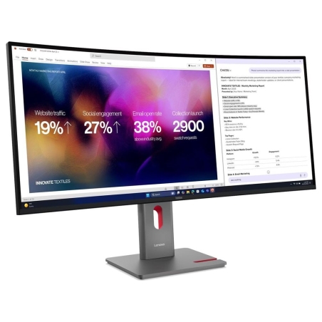 Lenovo 39.7" P40WD-40 CURVED WUHD 21:9 IPS HDMI/DP/TB4(140W)/RJ45