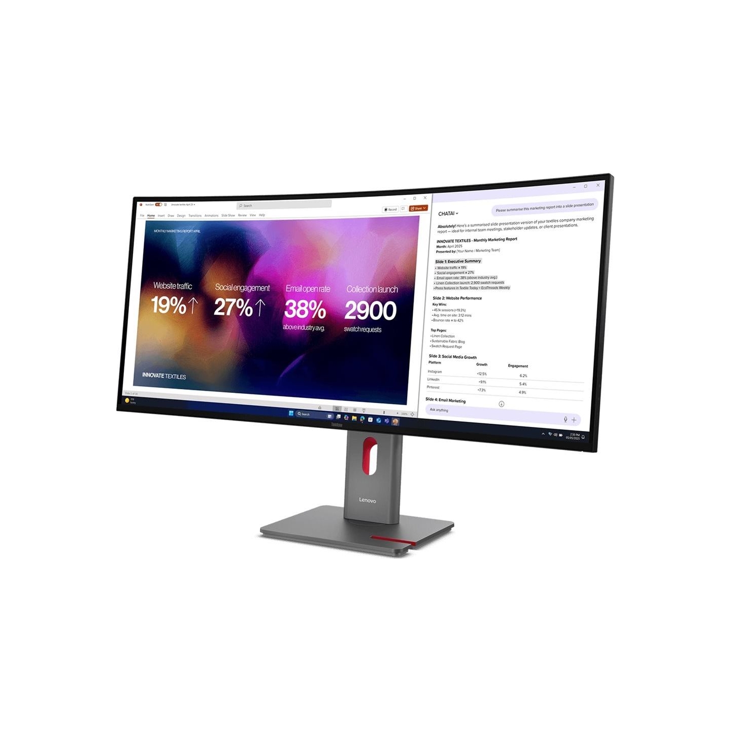 Lenovo | ThinkVision P40WD-40 | 39.7 " | IPS | WUHD | 21:9 | 120 Hz | 4ms GtG (Extreme mode) / 6ms GtG (Typical mode) ms | 5120 