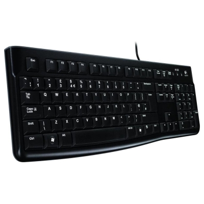 Logitech K120 Corded Keyboard - BLACK - USB - LTH - B2B