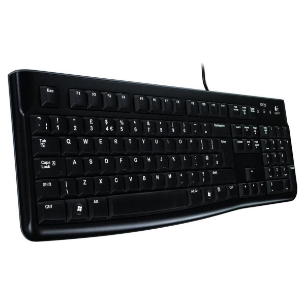 Logitech K120 Corded Keyboard - BLACK - USB - LTH - B2B