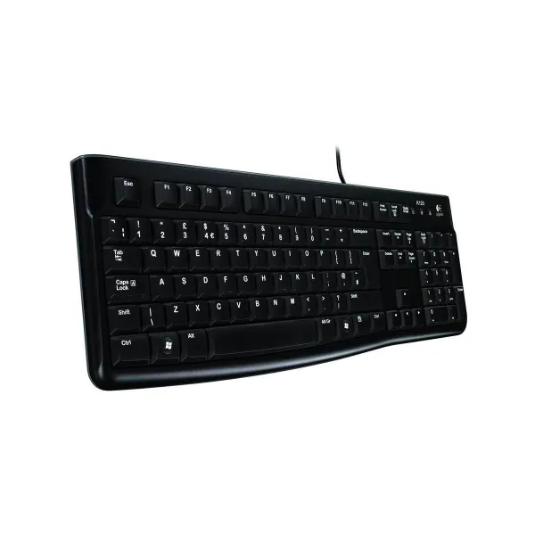 Logitech K120 Corded Keyboard - BLACK - USB - LTH - B2B