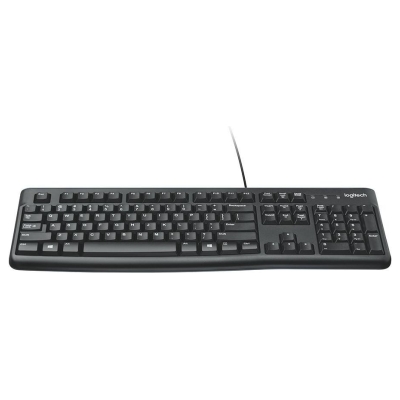 Logitech K120 Corded Keyboard - BLACK - USB - LTH - B2B