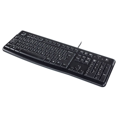 Logitech K120 Corded Keyboard - BLACK - USB - LTH - B2B